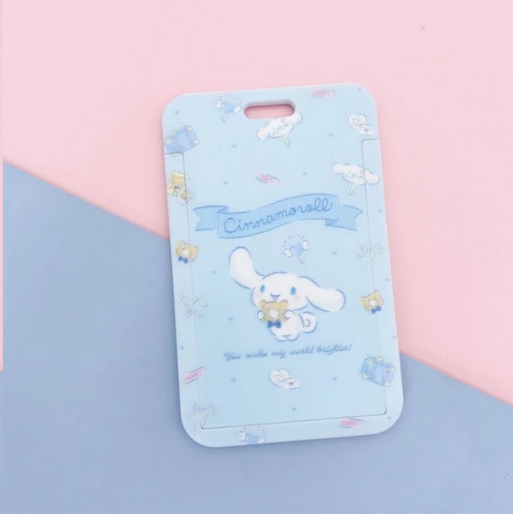 CINNAMOROLL Gold Keychain and Card Holder Case - Picture 3 of 3